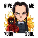 👿-The Addams Family, Telegram Sticker