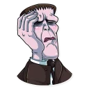 🤦‍♂️-The Addams Family, Telegram Sticker