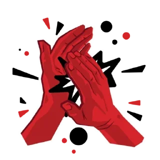 👏-@Theatre_Of_Dream, Telegram Sticker