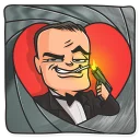 ❤-Cinema Male Heroes, Telegram Sticker