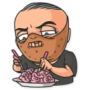 🍴-Cinema Male Heroes, Telegram Sticker