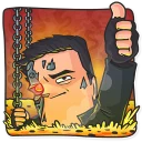 👍-Cinema Male Heroes, Telegram Sticker