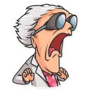 😧-Cinema Male Heroes, Telegram Sticker
