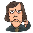 👎-Cinema Male Heroes, Telegram Sticker