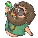 🍾-Cinema Male Heroes, Telegram Sticker