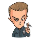 ☝-Cinema Male Heroes, Telegram Sticker