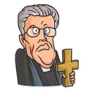 ⛪-Cinema Male Heroes, Telegram Sticker