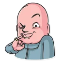😈-Cinema Male Heroes, Telegram Sticker