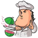 🍉-Cinema Male Heroes, Telegram Sticker