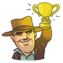 🏆-Cinema Male Heroes, Telegram Sticker