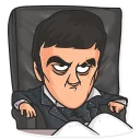😤-Cinema Male Heroes, Telegram Sticker