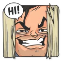 👋-Cinema Male Heroes, Telegram Sticker
