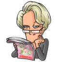 😐-Cinema Female Heroes, Telegram Sticker