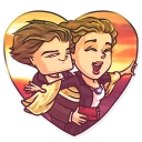 ❤-Cinema Female Heroes, Telegram Sticker