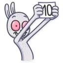 😃-Not Your Bunny, Telegram Sticker