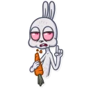👆-Not Your Bunny, Telegram Sticker