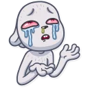 😭-Not Your Bunny, Telegram Sticker