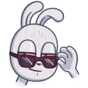 😎-Not Your Bunny, Telegram Sticker