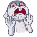 😖-Not Your Bunny, Telegram Sticker