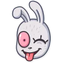 😜-Not Your Bunny, Telegram Sticker