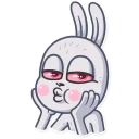 😗-Not Your Bunny, Telegram Sticker