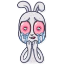 😭-Not Your Bunny, Telegram Sticker