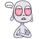 🙄-Not Your Bunny, Telegram Sticker
