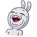😆-Not Your Bunny, Telegram Sticker