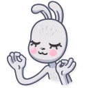 😌-Not Your Bunny, Telegram Sticker