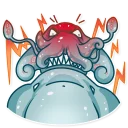 😡-Cthulhu calls, Telegram Sticker