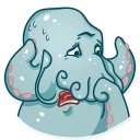 😫-Cthulhu calls, Telegram Sticker