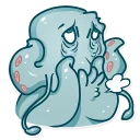 💨-Cthulhu calls, Telegram Sticker