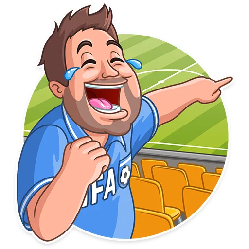 Football Fan, telegram sticker