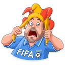 😨-Football Fan, Telegram Sticker