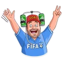 👋-Football Fan, Telegram Sticker