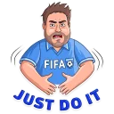 😠-Football Fan, Telegram Sticker