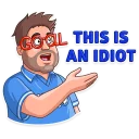 🤓-Football Fan, Telegram Sticker