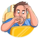 😶-Football Fan, Telegram Sticker