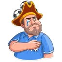 😢-Football Fan, Telegram Sticker