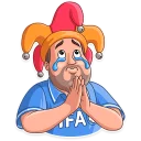 🙏-Football Fan, Telegram Sticker