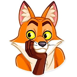 😐-What Does The Fox Say, Telegram Sticker
