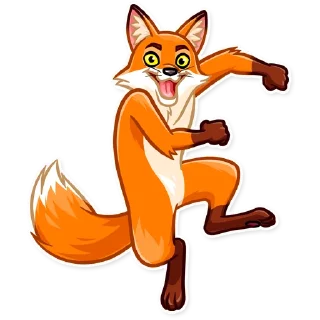 🕺-What Does The Fox Say, Telegram Sticker