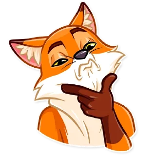 🤔-What Does The Fox Say, Telegram Sticker