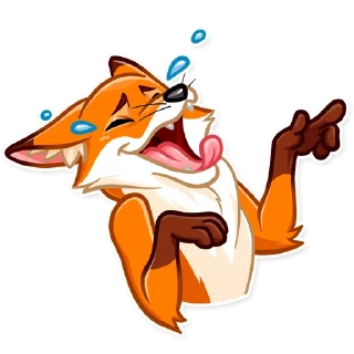 😂-What Does The Fox Say, Telegram Sticker