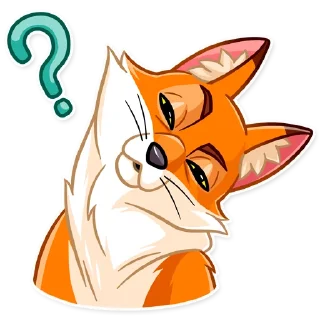 😑-What Does The Fox Say, Telegram Sticker