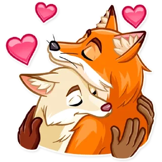 🤗-What Does The Fox Say, Telegram Sticker