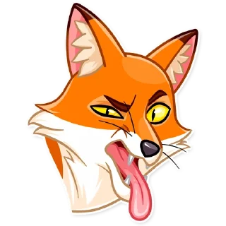 🤢-What Does The Fox Say, Telegram Sticker