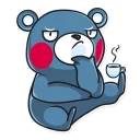 😕-Kumamon, Telegram Sticker