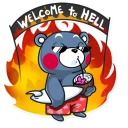 😎-Kumamon, Telegram Sticker