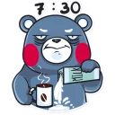 😑-Kumamon, Telegram Sticker